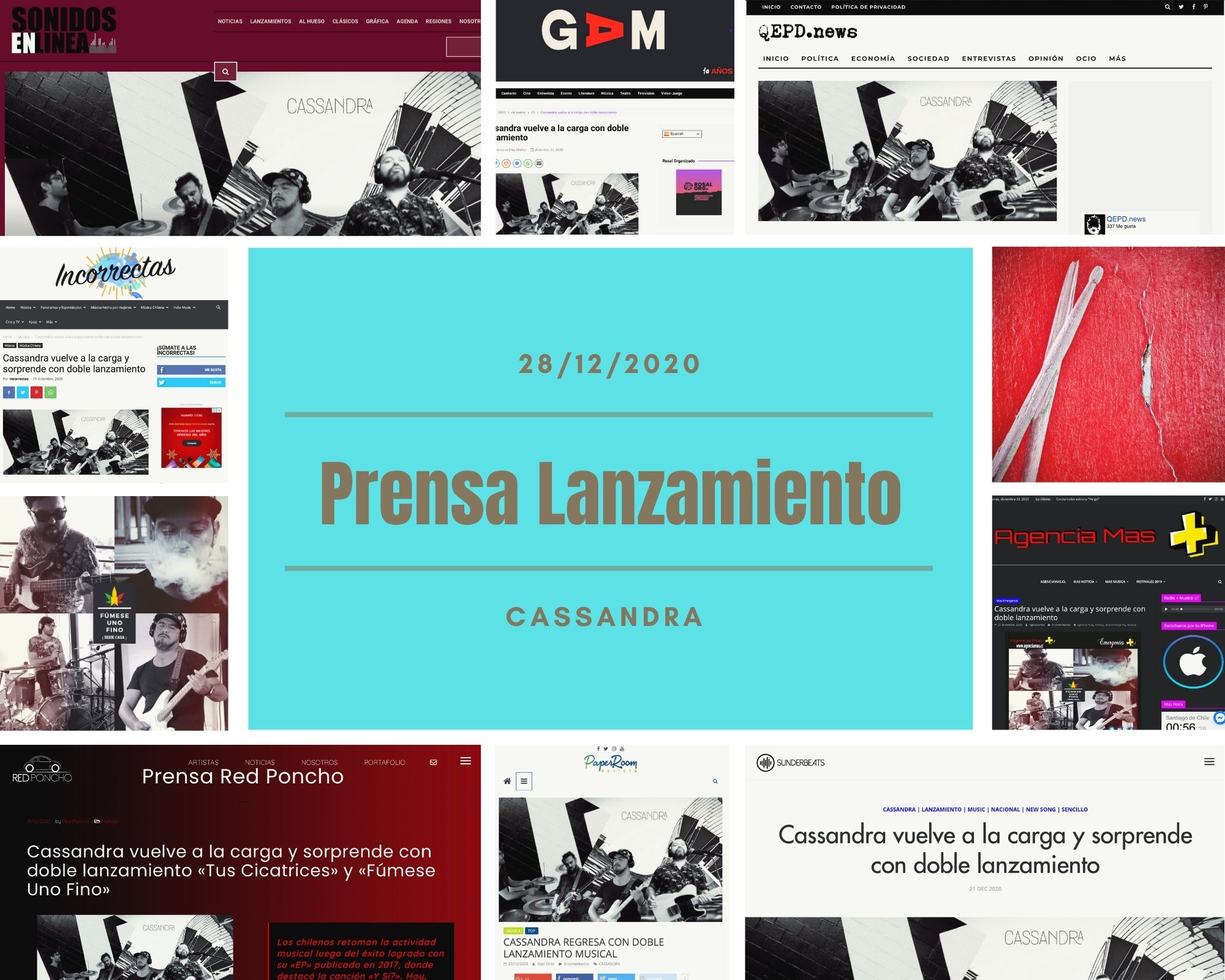 Prensa Chile 2020 Cassandra