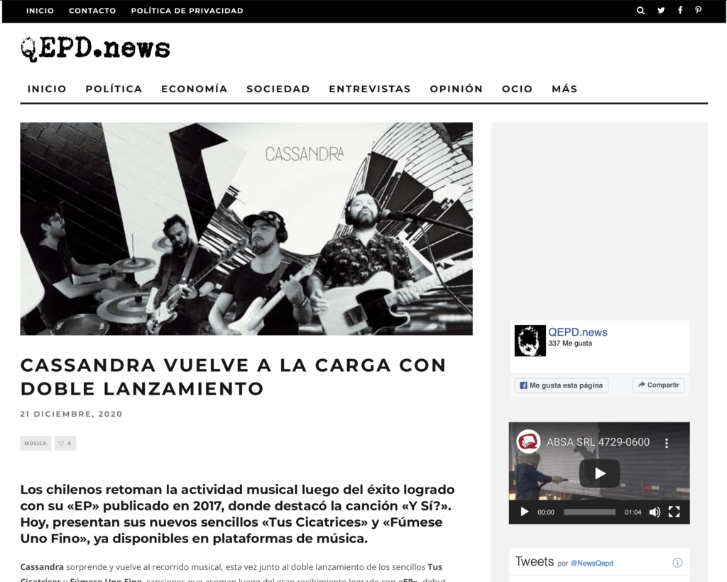 QEPD-News-Cassandra-Prensa-Chile-Tus-Cicatrices-Fumese-Uno