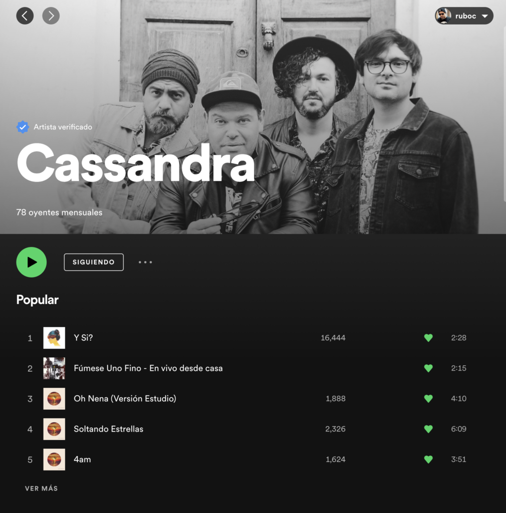 Cassandra en Spotify